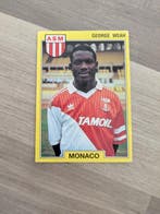 Panini Foot 92 France - #143 George Weah Rookie Sticker -, Nieuw