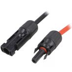 MC4 verlengkabel - Male + Female connector - 10 meter - 4mm, Doe-het-zelf en Verbouw, Elektra en Kabels, Ophalen of Verzenden