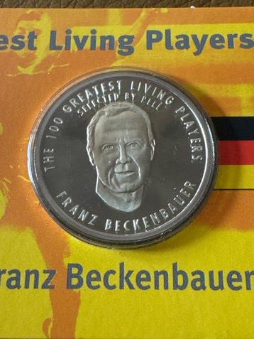Duitsland. Silver medal Franz Beckenbauer - 10g (.925) mit
