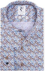 R2 Knitted Overhemd Carabiner Multicolour maat 45 Heren, Verzenden, Nieuw, R2 Amsterdam