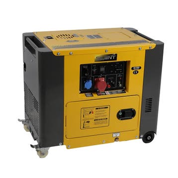 Diesel generator set geluidsgedempt 230V/400V 5kW, Ophalen, Nieuw