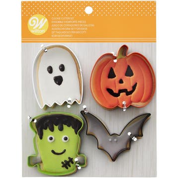 Wilton Uitsteekvormpjes Halloween Set/4, Verzenden, Nieuw