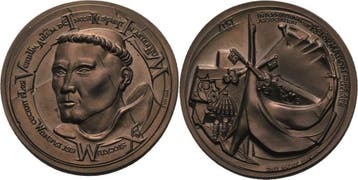 Brons medaille 2011 Reformation-ereignisse en Jubilaeen, Postzegels en Munten, Penningen en Medailles, Verzenden