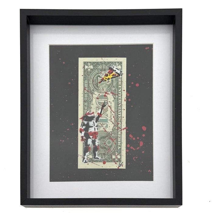 WhyCreationz (XX-XXI) - Teenage Money Ninja Turtle - Rafael, Antiek en Kunst, Kunst | Designobjecten