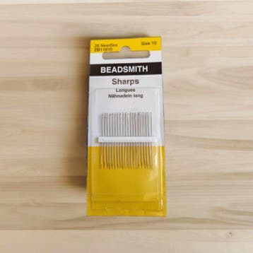 Set van 20 stevige borduurnaalden Sharps Beadsmith nr. 10, Ophalen of Verzenden, Nieuw, Overige typen