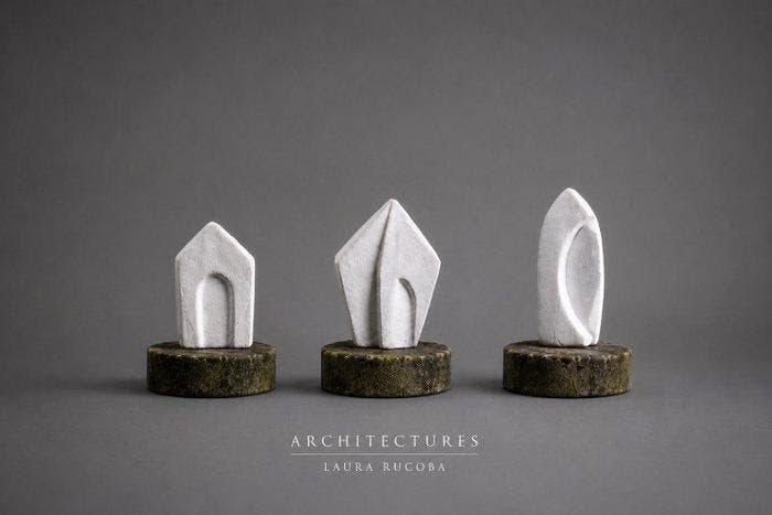 Laura Rucoba - ARCHITECTURES : #1, #2, #3, Antiek en Kunst, Kunst | Designobjecten