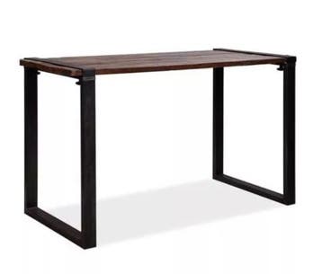 Tafel | Bruin-Zwart | Hardhout | Hoog | 220x80x110cm, Verzenden, Nieuw in verpakking