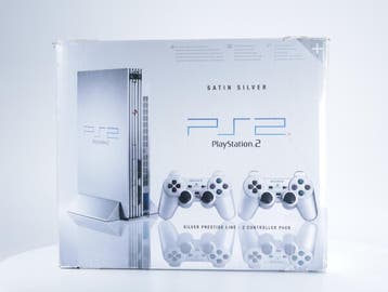 PlayStation 2 - Console Compleet Silver Prestige Line [SC..., Ophalen of Verzenden, Nieuw