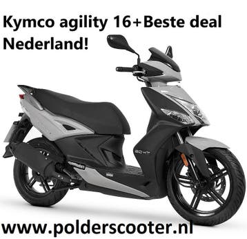 Kymco agility 16+ /Scherpste prijs Nederland/scooter 25/45km, Ophalen, Nieuw