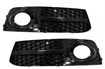 Grillen Audi A4 B8 RS4 look voor mistlampen Zwart, Ophalen of Verzenden, Nieuw