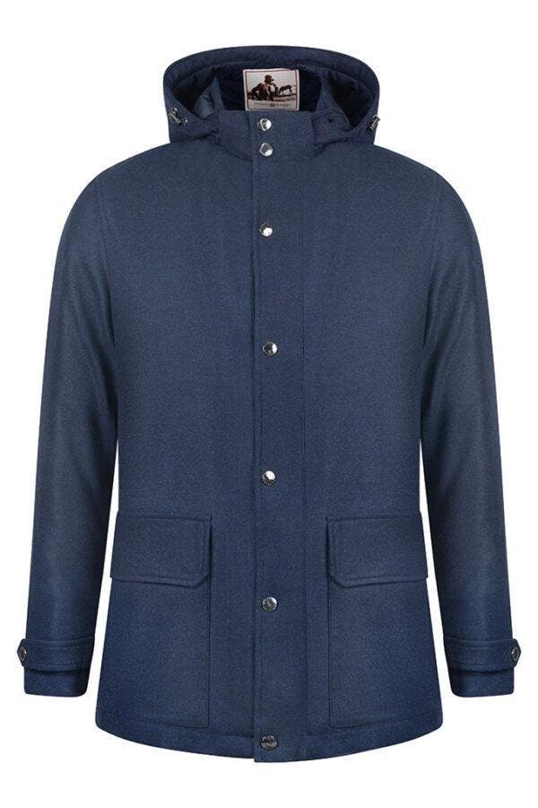 Luciano Barbera parka jassen wol nieuwe collectie, Kleding | Heren, Jassen | Winter, Nieuw, Ophalen of Verzenden