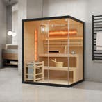 Traditionele Sauna Vantaa - 2-4 Personen - 150x140x190 cm, Verzenden, Nieuw