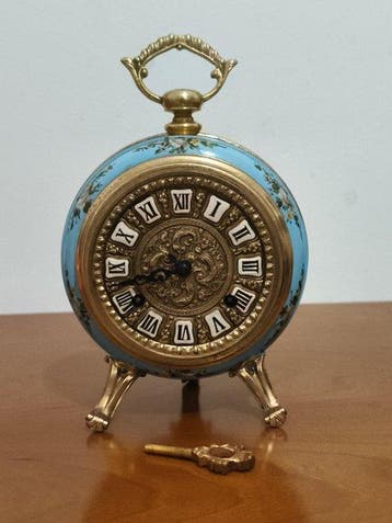 Figurale pendule - - Gegoten messing - 1970-1980 - FHS