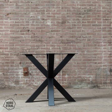 Stalen onderstel tafel - Double X leg - Nordstahl, Verzenden, Nieuw