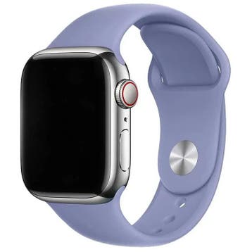 Apple Watch bandje - siliconen - Engelse lavendel - Engelse, Verzenden, Nieuw