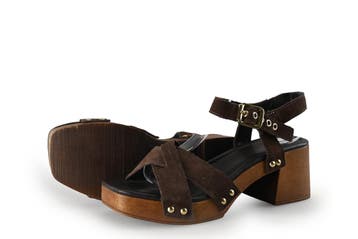 Manfield Sandalen in maat 36 Bruin, Bruin, Verzenden, Sandalen of Muiltjes, Zo goed als nieuw