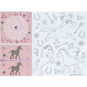 Activiteiten Placemat Happy Horses (6st), Ophalen of Verzenden, Nieuw