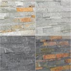 Natuursteen strips | Wandbekleding slates in diverse kleuren, Wandtegels, Nieuw, 10 m² of meer, Overige materialen