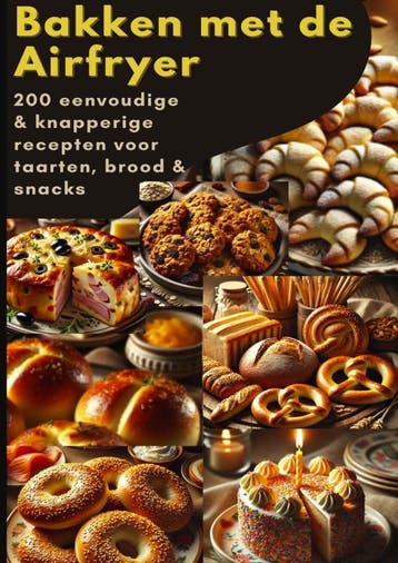 Bakken Met De Airfryer: 200 Eenvoudige & Knapperige Recepten, Ophalen of Verzenden, Nieuw, Sophie Leclerc