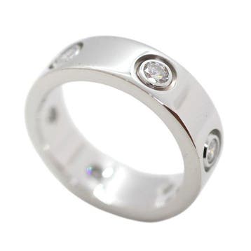 Cartier - Ring - Love - 18 karaat Witgoud - 6 diamanten, Nieuw