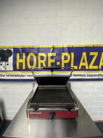 Diamond elektrische panini grill, Nieuw zonder verpakking, Fornuis, Frituur en Grillen