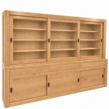 Buffetkast eiken- eiken Enschede 300cm, Huis en Inrichting, Ophalen of Verzenden, Nieuw