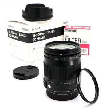 Sigma 18-200mm F/3.5-6.3 DC MACRO OS HSM Contemporary voor, Nieuw