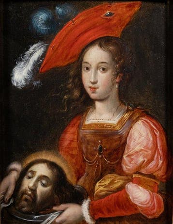 Flemish School (XVII) - Salome with the Head of Saint John