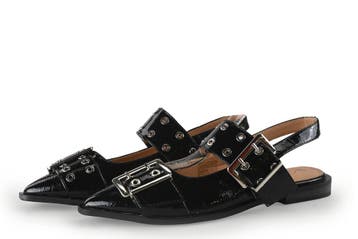 Nelson Ballerinas in maat 38 Zwart, Verzenden, Zwart, Ballerina's, Zo goed als nieuw
