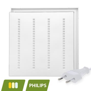 LOUVRE LED PANEEL | NOVA WIT | 60X60CM | 30W | CCT-SWITCH |, Ophalen of Verzenden, Nieuw in verpakking