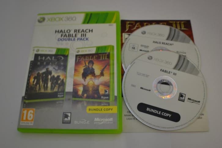 Halo Reach + Fable III (360), Spelcomputers en Games, Games | Xbox 360, Zo goed als nieuw, Verzenden