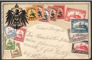 Poststempel - Duits Südwest-Afrika Feldpost Ansichtkaart °, Gestempeld