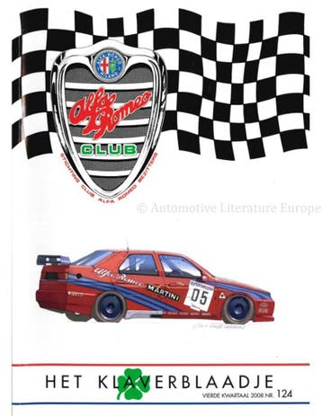 2008 ALFA ROMEO CLUB HET KLAVERBLAADJE 124 NEDERLANDS, Nieuw, Alfa Romeo, Author