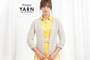 Haakpatroon Damesvest Linen & Lace Cardigan top-down met a, Ophalen of Verzenden, Nieuw