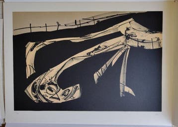 Antonio Saura (1930-1998) - Kafka, Plate IV