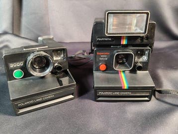 Polaroid 2x: Supercolor 1000 Deluxe / Modèle 3000 Land, Nieuw