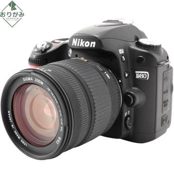 Nikon D80 + Sigma 3.5-5.6/18-125mm DC Digitale reflex camera, Nieuw