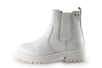 Nelson Chelsea boots in maat 38 Wit, Verzenden, Wit, Overige typen, Zo goed als nieuw
