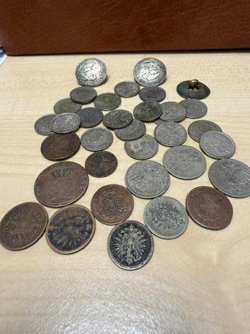 Duitsland. Collection of coins incl. silver 1800 (Zonder