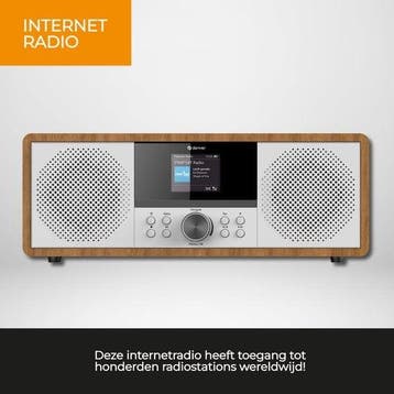 2dekans | Denver Internet Radio - DAB Radio - FM Radio - CD, Ophalen of Verzenden, Zo goed als nieuw