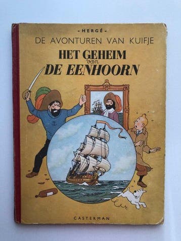 Kuifje 11 - Het geheim van de Eenhoorn - 1 Album - Eerste, Boeken, Nieuw