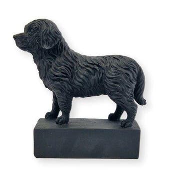 Urn voor hond Berner Sennen zwart mat, Verzenden, Nieuw
