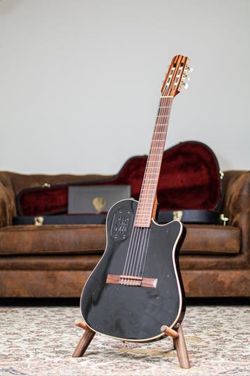 Godin Acousticaster Nylon 1992 | Black, Muziek en Instrumenten, Nieuw