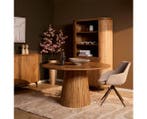Eettafel Solana | 150 cm | Naturel, Ophalen of Verzenden, Nieuw