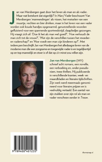 Man/Vader 9789400401235 Jan van Mersbergen, Boeken, Verzenden, Zo goed als nieuw, Jan van Mersbergen