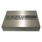European Mint - Bar - Titanium - 1 kg zuiver titaniumstaaf
