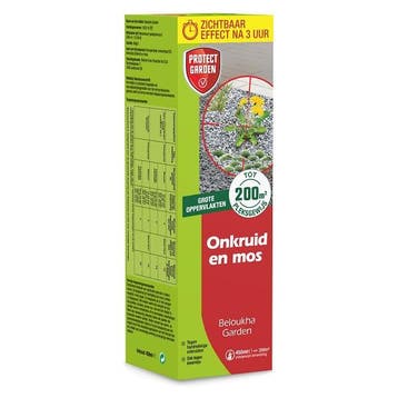 Onkruidverdelger en mos verwijderaar | Protect Garden | 200, Verzenden, Nieuw