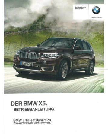 2017 BMW X5 INSTRUCTIEBOEKJE DUITS, Auto diversen, Handleidingen en Instructieboekjes