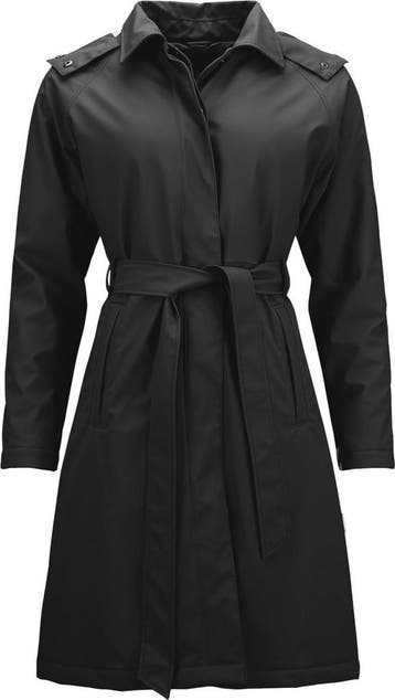 Rains - maat XS/S - W Trench Coat 1513 Jas - Black, Verzenden, Nieuw