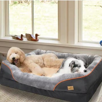 Groot Hondenbed – Zacht Fleece &amp; Wasbare Hoes, Dieren en Toebehoren, Hondenmanden, Verzenden, Nieuw